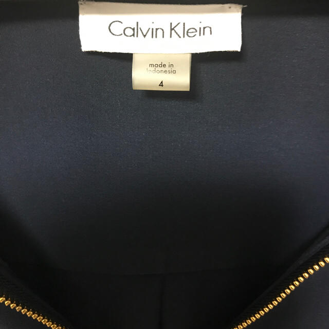 Calvin Klein(カルバンクライン)の★未使用 カルバン・クライン ネイビーチュニック レディースのワンピース(ミニワンピース)の商品写真