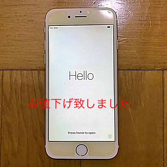 iPhone(アイフォーン)のiPhone6本体  64GB ゴールド 残債なし 全額返済済み スマホ/家電/カメラのスマートフォン/携帯電話(スマートフォン本体)の商品写真