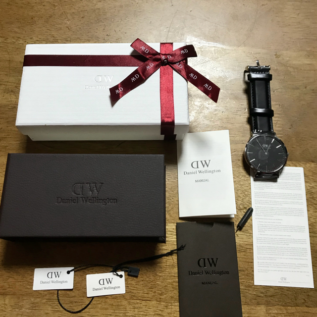 Daniel Wellington(ダニエルウェリントン)の黒ぶる様専用  ダニエルウエリントン 腕時計 メンズの時計(腕時計(アナログ))の商品写真