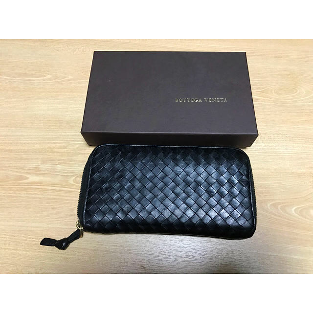 Bottega Veneta(ボッテガヴェネタ)のBOTTEGA VENETA 長財布 ラムレザー♫ブラック♫ メンズのファッション小物(長財布)の商品写真