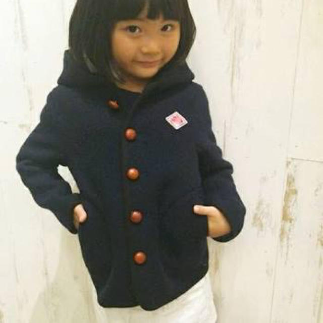 DANTON(ダントン)のDANTON 別注フードコート ウールモッサ  キッズ/ベビー/マタニティのキッズ服男の子用(90cm~)(ジャケット/上着)の商品写真