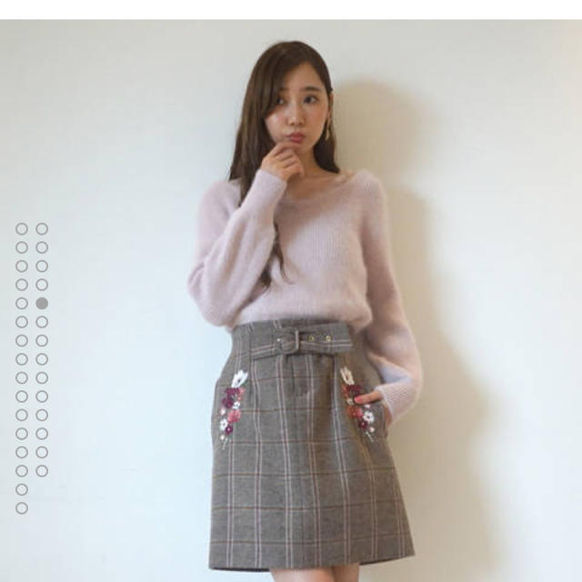 JILL by JILLSTUART(ジルバイジルスチュアート)のJILL by JILLSTUART アンゴラニット レディースのトップス(ニット/セーター)の商品写真