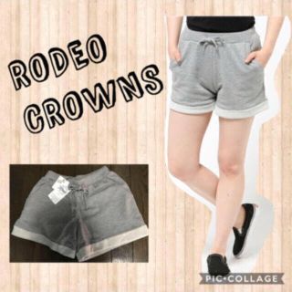 ロデオクラウンズワイドボウル(RODEO CROWNS WIDE BOWL)の新品タグ付き☆RCWB☆スウェットショートパンツ(ショートパンツ)