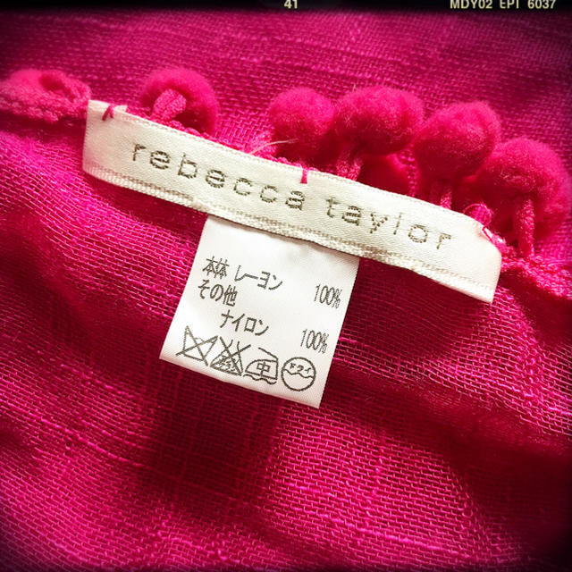 Rebecca Taylor(レベッカテイラー)の🍒レベッカ・テイラー🍒 ぽんぽんストール レディースのファッション小物(ストール/パシュミナ)の商品写真