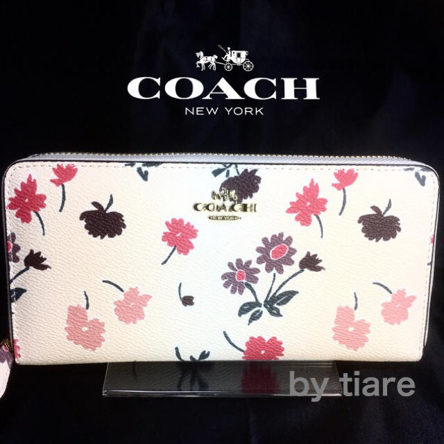 COACH(コーチ)の限定セール❣️新品コーチ長財布F55881フラワーコーテッド2017最新デザイン レディースのファッション小物(財布)の商品写真