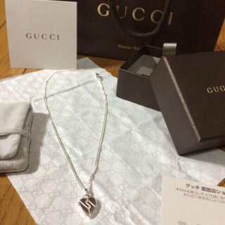 グッチ(Gucci)のGUCCI ハートネックレス(ネックレス)