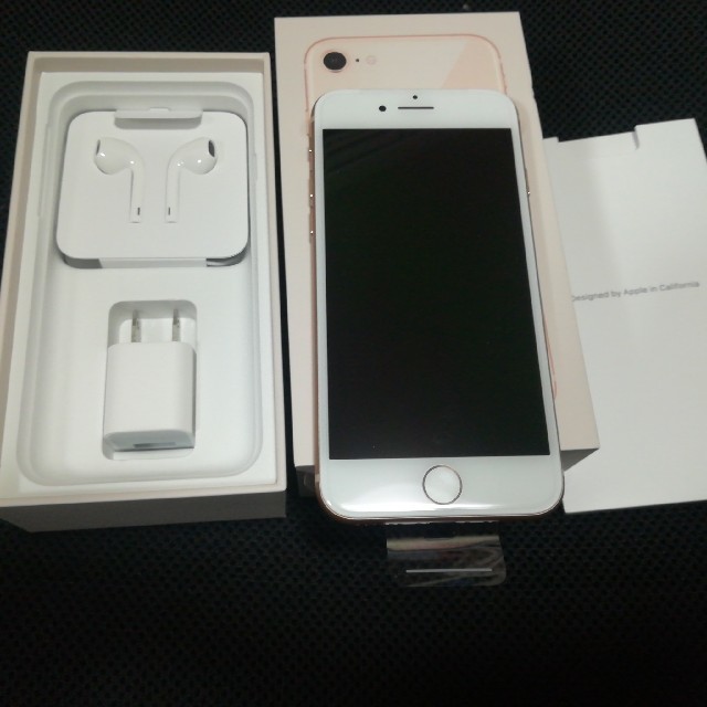 素晴らしい品質 Apple simロック解除済 ゴールド64G iphone8 新品au - スマートフォン本体