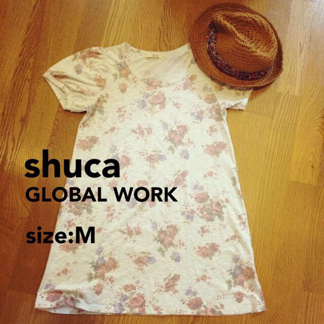 GLOBAL WORK(グローバルワーク)の花柄ワンピース♡GBW レディースのトップス(Tシャツ(半袖/袖なし))の商品写真