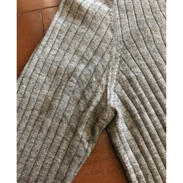 Drawer - ドゥロワー💕カシミヤシルク18Gリブニット グレーの Drawer - ドゥロワー💕カシミヤシルク18Gリブニット グレーの