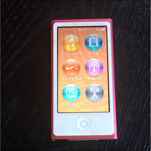 Apple(アップル)のiPod nano 第7世代 スマホ/家電/カメラのオーディオ機器(ポータブルプレーヤー)の商品写真