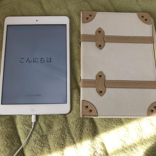 アイパッド(iPad)のiPad mini 初代 16GB透明ケースとおしゃれケース付き(タブレット)