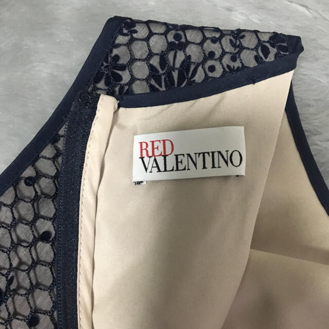 RED VALENTINO(レッドヴァレンティノ)のRED VALENTINO レースドレス レディースのワンピース(ひざ丈ワンピース)の商品写真