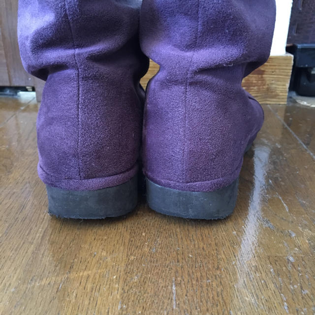 ★クロールバリエ★ 軽量 ショートブーツ 23.5cm パープル 紫 レディースの靴/シューズ(ブーツ)の商品写真