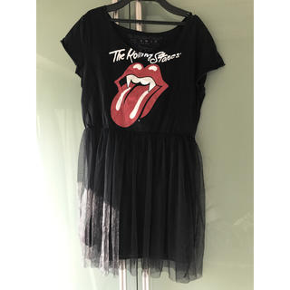 The Rolling Stones Tシャツ(ひざ丈ワンピース)