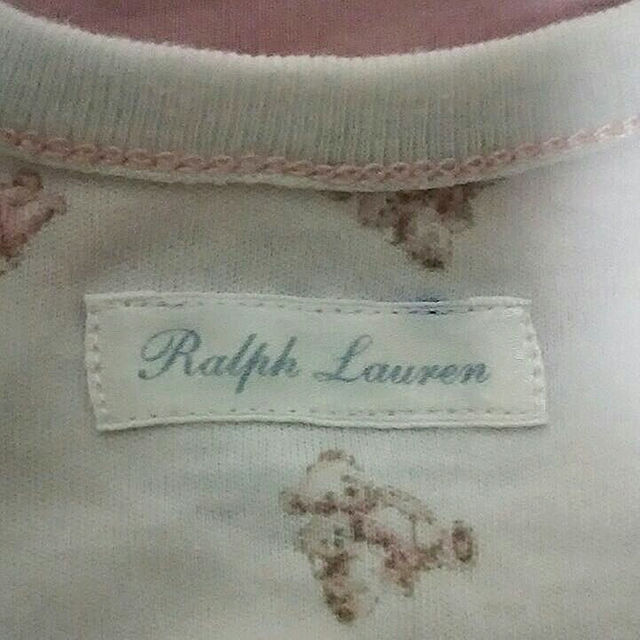 Ralph Lauren(ラルフローレン)のラルフローレンカバーオール3Mベアプリント キッズ/ベビー/マタニティのベビー服(~85cm)(パジャマ)の商品写真