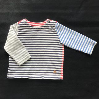 ベビーギャップ(babyGAP)の【baby gap】長袖 ボーダー 70 75 80 男女兼用 男の子 女の子(シャツ/カットソー)