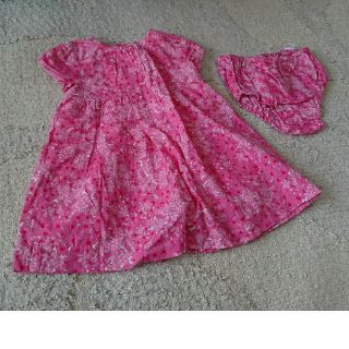 ザラキッズ(ZARA KIDS)の86センチ 12～18m Zara Baby 花柄ワンピース ザラベビー (ワンピース)