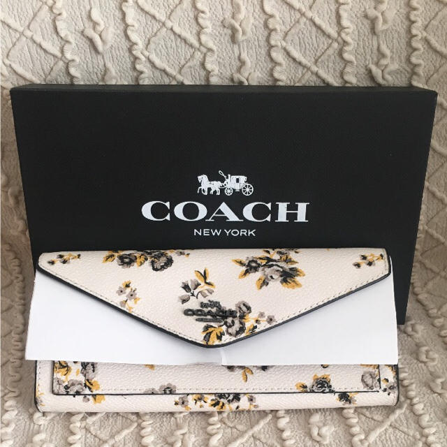 COACH(コーチ)の(正規品)coach ソフト ウォレット プレーリー プリント 長財布 花柄 レディースのファッション小物(財布)の商品写真