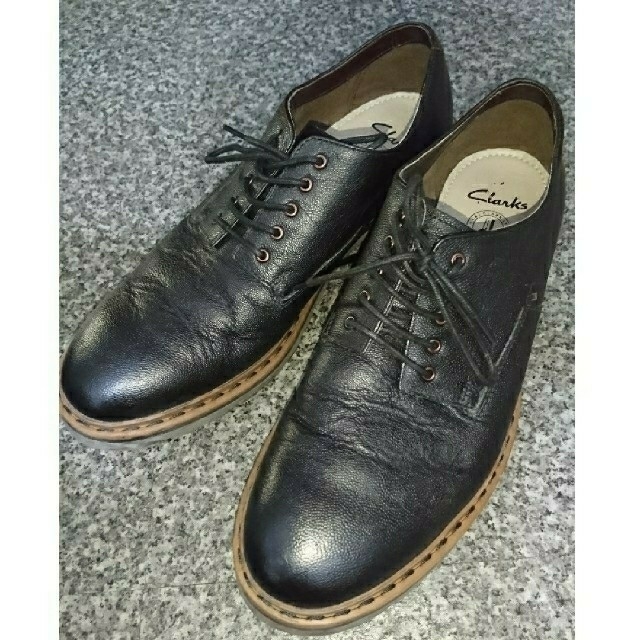 Clarks(クラークス)の【～11.26まで】Clarks レザーシューズ 27.0cm ブラック メンズの靴/シューズ(スニーカー)の商品写真