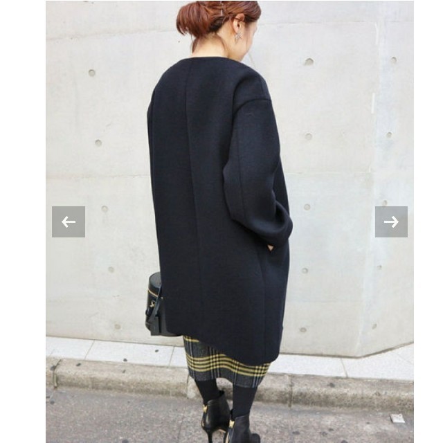 イエナ ラムウールノーカラーコクーンコート www.krzysztofbialy.com