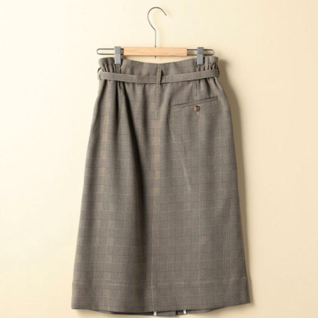 coen(コーエン)のグレンチェックミドルスカート レディースのスカート(ひざ丈スカート)の商品写真