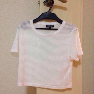 トップショップ(TOPSHOP)のTOP SHOPのミニ丈Tシャツ(Tシャツ(半袖/袖なし))