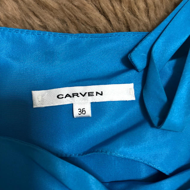 1回使用！美品！carven タフタワンピース 2