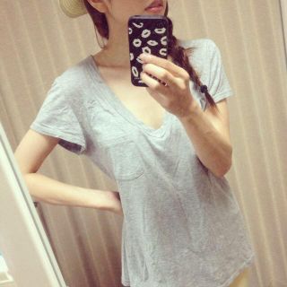 スライ(SLY)のSLY❤︎グレーシンプルTシャツ(Tシャツ(半袖/袖なし))