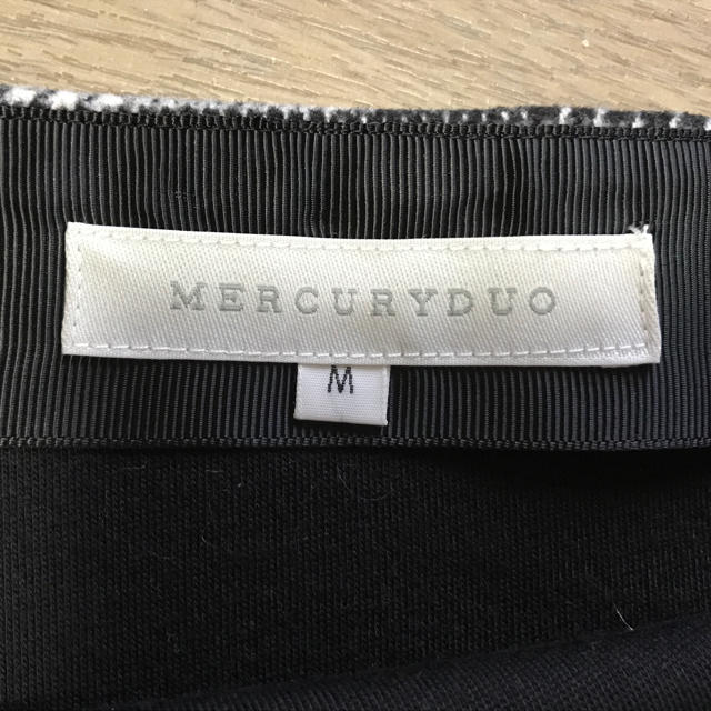 MERCURYDUO(マーキュリーデュオ)の【MERCURYDUO】【美品】グレンチェック台形スカート レディースのスカート(ミニスカート)の商品写真