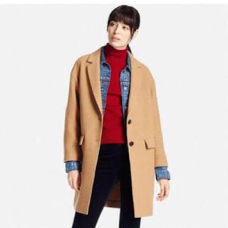 ユニクロ(UNIQLO)の購入不可#専用です#ユニクロ ウールブレンドビッグシルエットコート (その他)