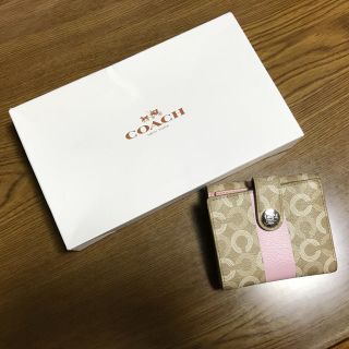 コーチ(COACH)のCOACH  折り財布 (ベージュ)(財布)