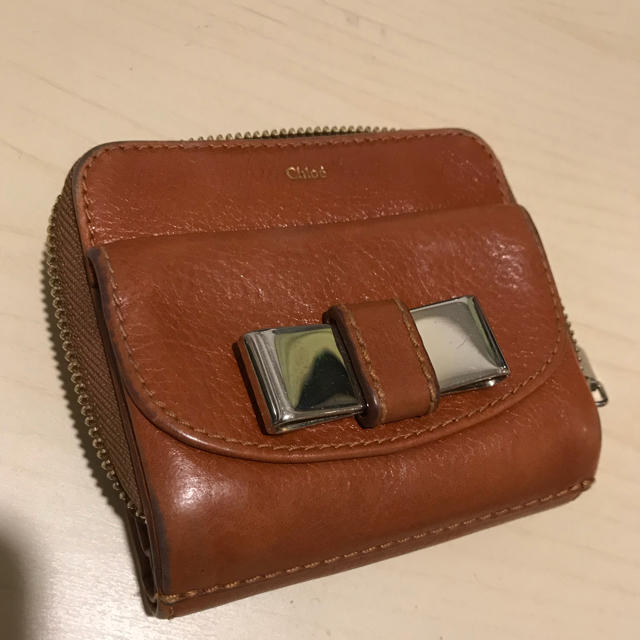 Chloe(クロエ)のCHLOE クロエ リボン ウォレット 二つ折り財布 レディースのファッション小物(財布)の商品写真