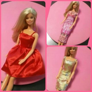 バービー(Barbie)のBarbie❤ワンピース３点セット【バービー人形】(ぬいぐるみ/人形)