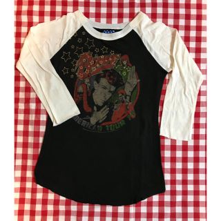 ジャンクフード(JUNK FOOD)のdavid bowie  デビッドボウイ  ラグランTシャツ JUNK FOOD(ミュージシャン)