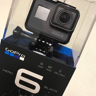 ゴープロ(GoPro)の【未開封】GoPro HERO6 BLACK(保護フィルム付)(コンパクトデジタルカメラ)