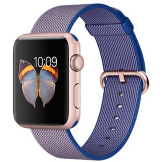 アップルウォッチ(Apple Watch)の新品未開封Apple Watch 42mm ローズアルミニとロイヤルブルー(その他)