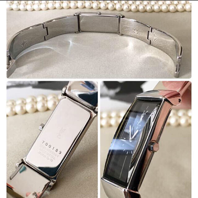 Saint Laurent(サンローラン)の美品✨電池交換、クリーニング済み！イヴ サンローラン レディース 時計 バングル レディースのファッション小物(腕時計)の商品写真
