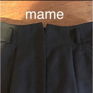 マメ(mame)のmame pants black 15AW サイズ2(その他)