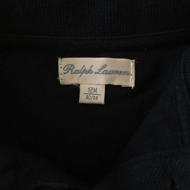 Ralph Lauren(ラルフローレン)の美品ラルフローレン⭐️半袖ポロシャツ12M・80 キッズ/ベビー/マタニティのベビー服(~85cm)(その他)の商品写真
