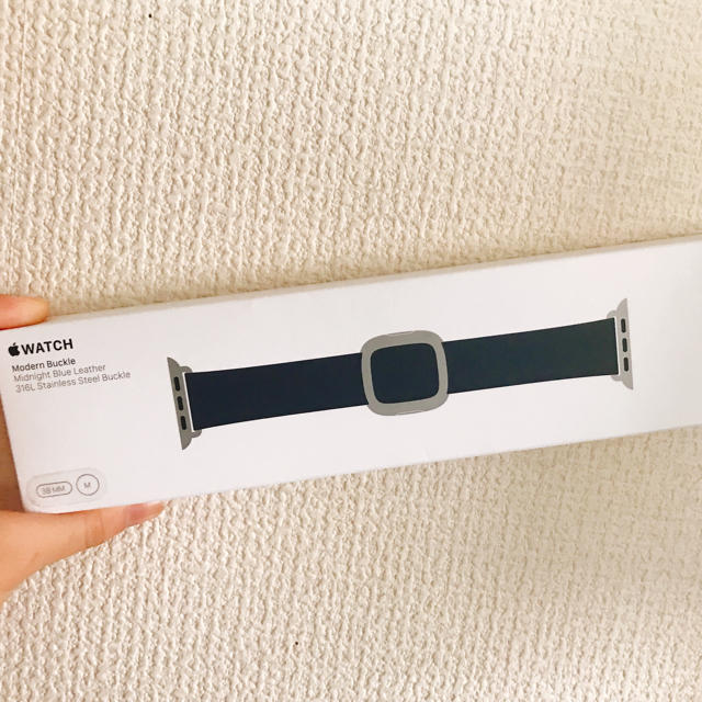 Apple(アップル)の新品 純正 Apple Watchベルト メンズの時計(レザーベルト)の商品写真
