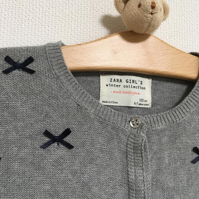 ZARA KIDS(ザラキッズ)のzara kids  カーディガン  120cm キッズ/ベビー/マタニティのキッズ服女の子用(90cm~)(カーディガン)の商品写真