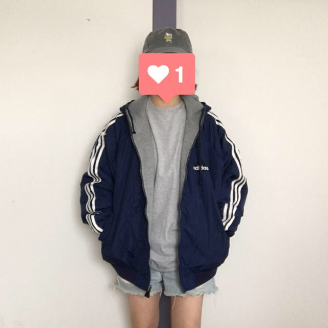 ☆adidas★アディダス　オリジナル　90s リバーシブル　ナイロンジャケット