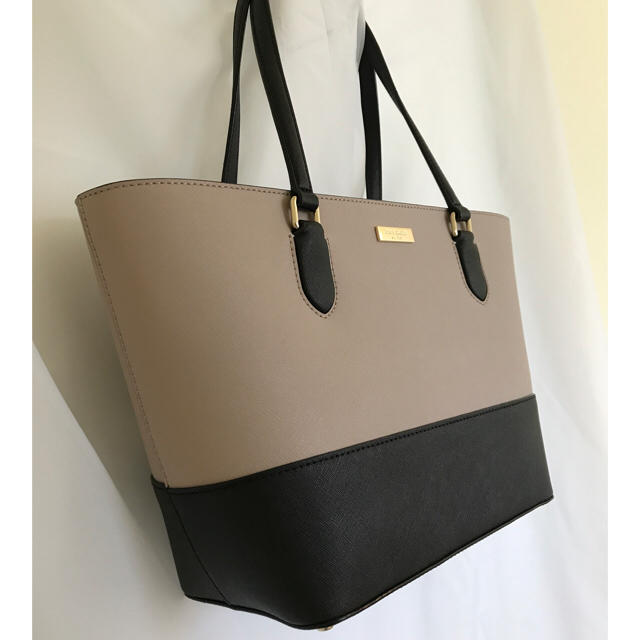 kate spade new york(ケイトスペードニューヨーク)の大値下げ！上質サフィアーノレザー お品のあるバイカラー トートバッグ レディースのバッグ(トートバッグ)の商品写真