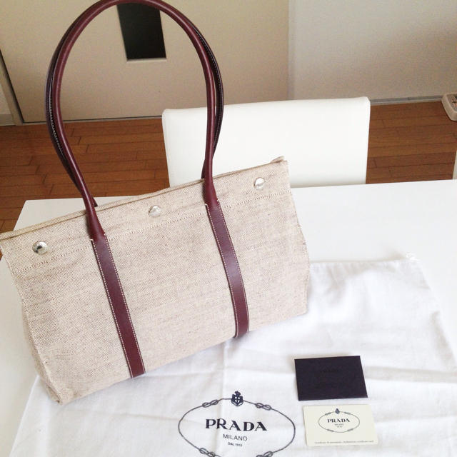 人気】PRADA トートバッグ ロゴジャガード カナパ キャンバス パープル 人気】PRADA トートバッグ ロゴジャガード カナパ キャンバス パープル