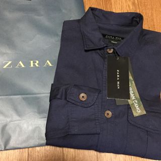 ザラ(ZARA)の新品⭐️ZARA カモフラージュシャツ(シャツ)