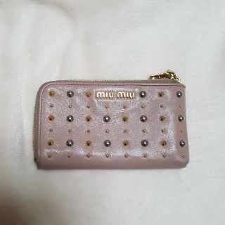 ミュウミュウ(miumiu)のmiu miu　名刺入れ 定期入れ ポーチ 小物入れ　カードケース　ミュウミュウ(名刺入れ/定期入れ)