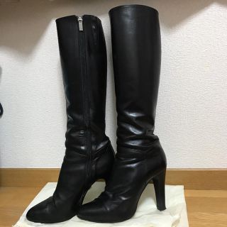 SALE　美品 ピンキーアンドダイアン レザー ロングブーツ