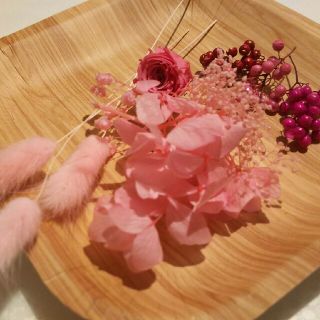 ピンク系豪華セット  ハーバリウム♡花材(プリザーブドフラワー)