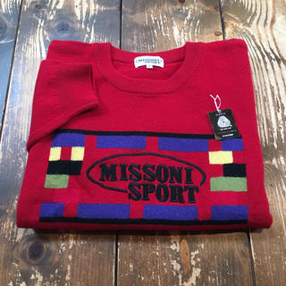 ミッソーニ(MISSONI)の新品 MISSONI SPORT ロゴニット レトロ(ニット/セーター)