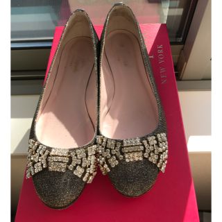 kate spade NEW YORK(バレエシューズ ・ ゴールド/金色系)の kate spade NEW YORK(バレエシューズ ・ ゴールド/金色系)の